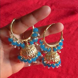 Beautiful Indian hoop with jhumka